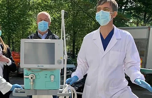 ADPMI Onlus dona un ventilatore all’Ospedale Sacco di Milano