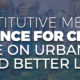 SCIENCE FOR CITIES - Alliance on urban health and better life